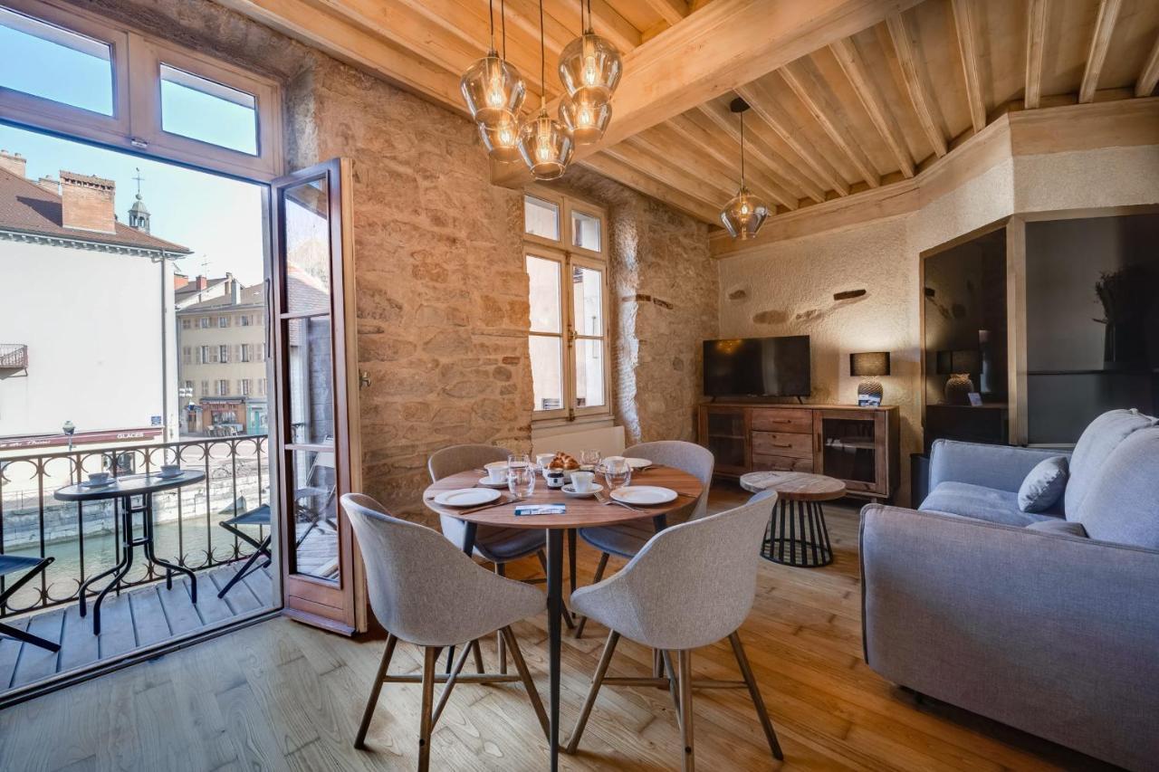 Le Balcon Perriere I - Charming Apartment With Direct View Of The Thiou Annecy Dış mekan fotoğraf